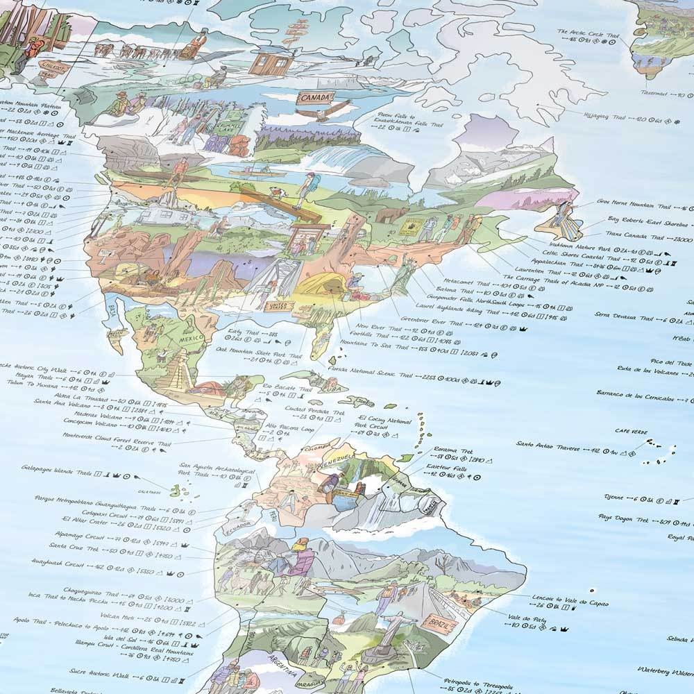 Awesome Maps Wander Weltkarte Awesome Maps Wander Weltkarte