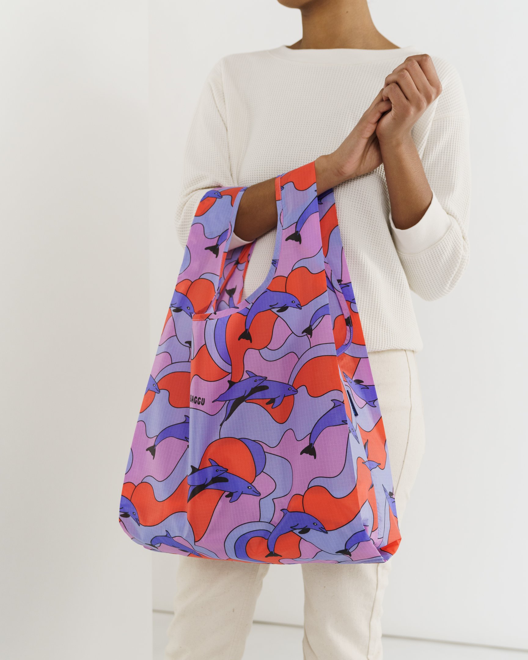 BAGGU Einkaufsbeutel Delfine BAGGU Einkaufsbeutel Delfine