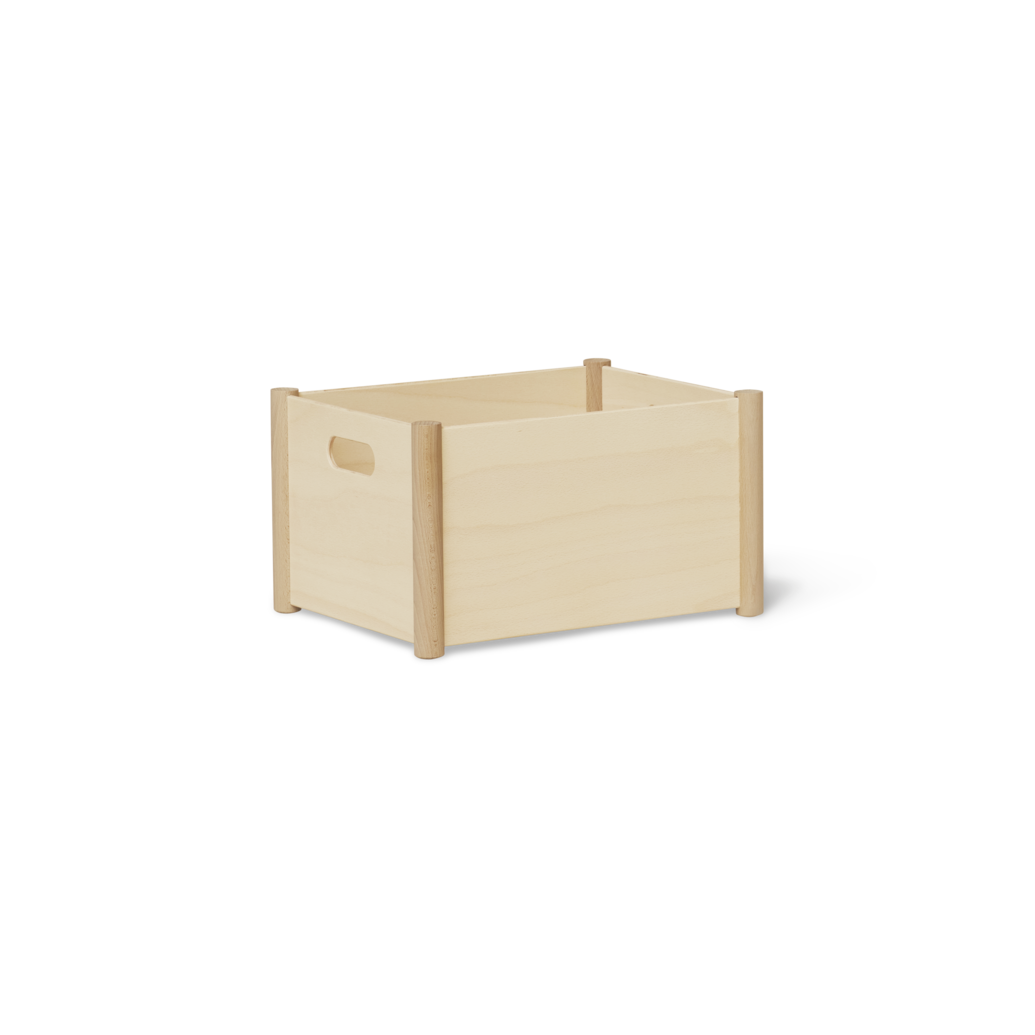 Pillar Storage Box, Medium, Beech