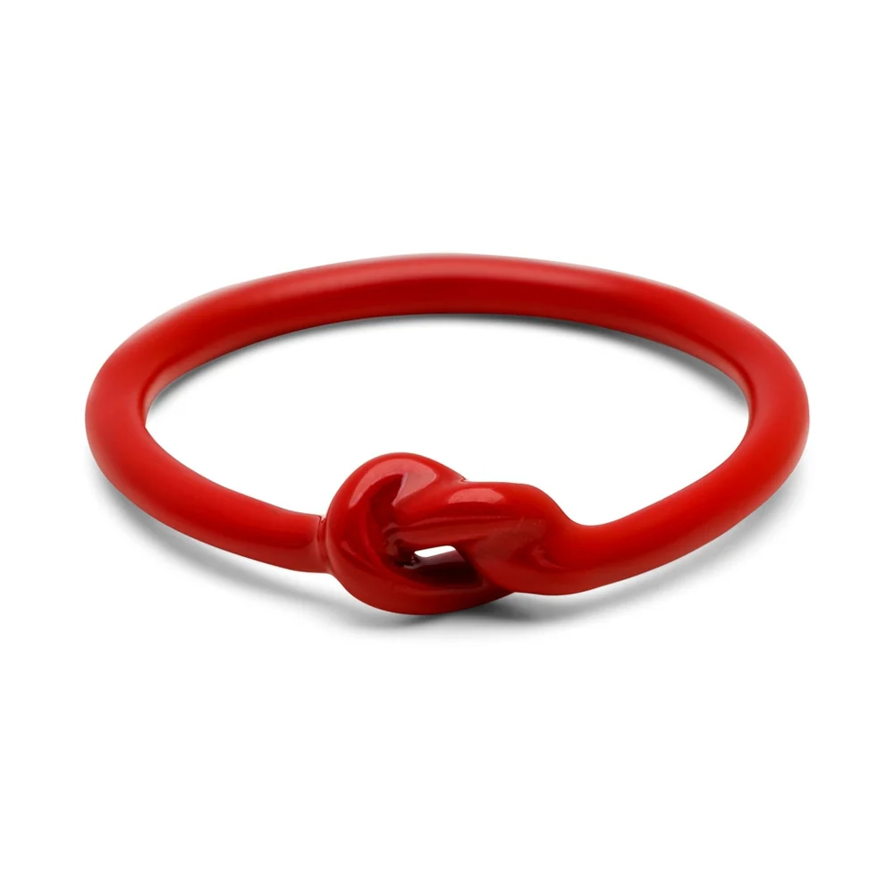 LULU Copenhagen Knot Ring rot