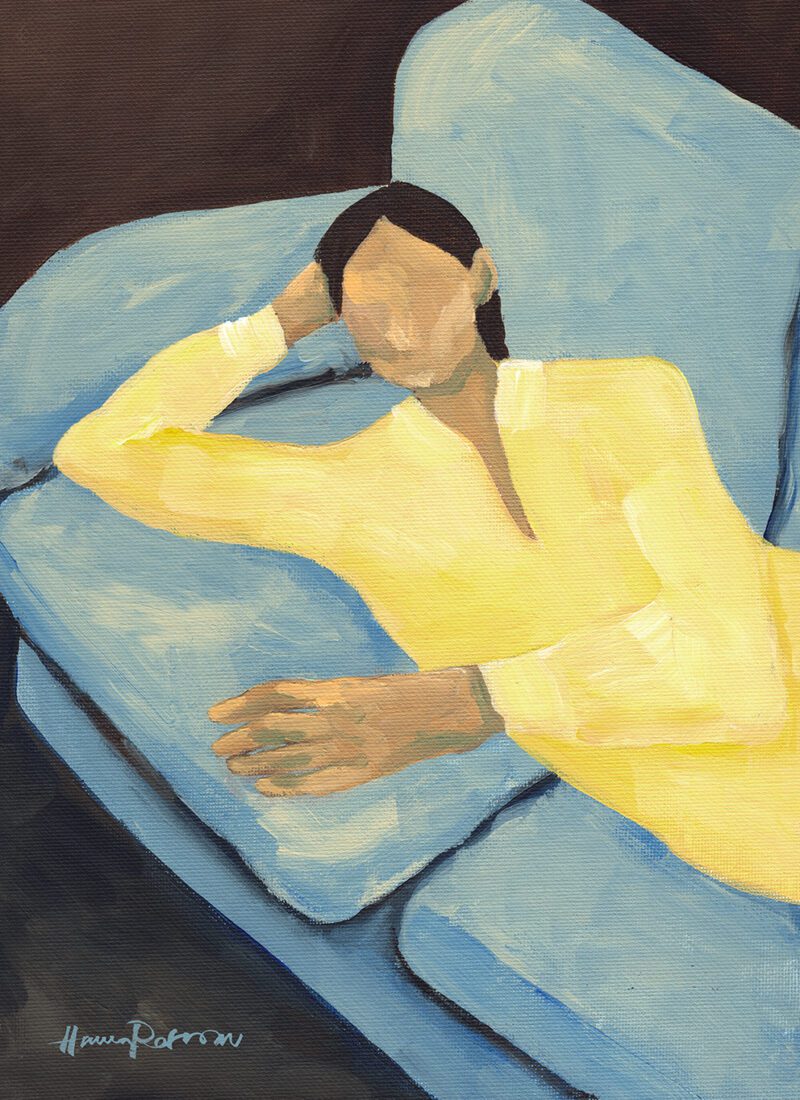 Poster Club - blue Sofa - Hanna Peterson
