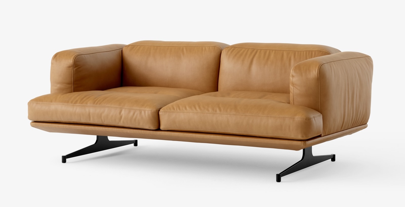 and tradition Sofa inland AV22 Noble Cognac Leather ( Ausstellungsstück )