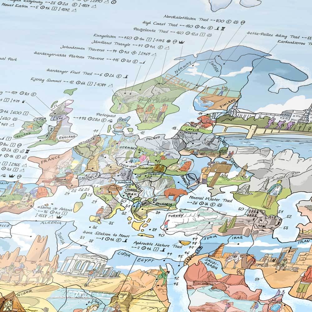 Awesome Maps Wander Weltkarte Awesome Maps Wander Weltkarte