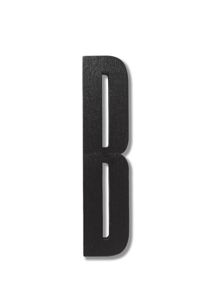 Design Letters Buchstaben schwarz