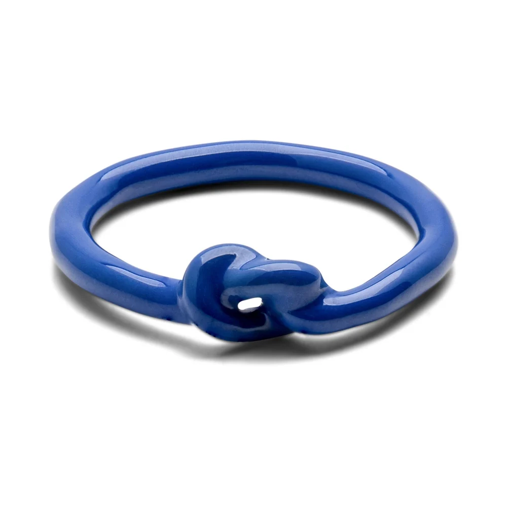 LULU Copenhagen Knot Ring blau