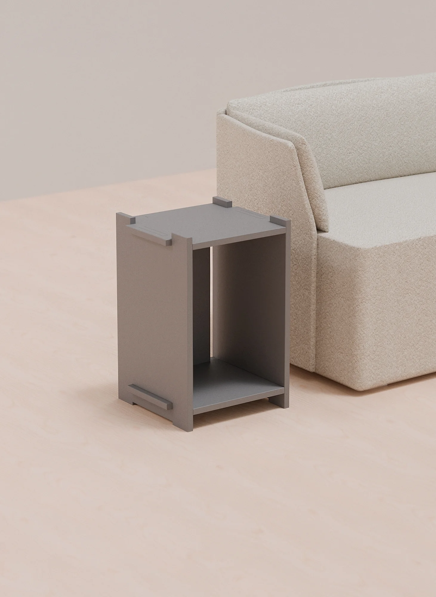 Matias Moellenbach Assembly Sidetable grey