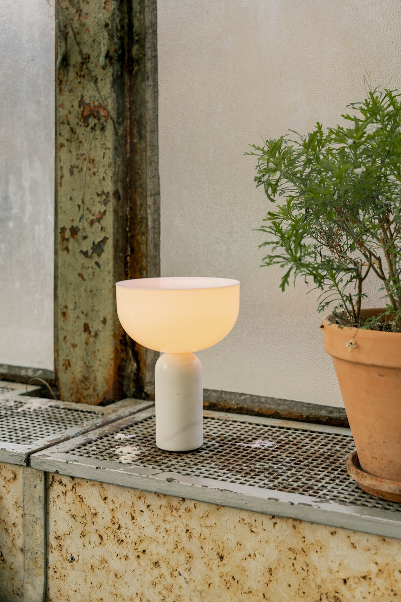 New Works Kizu portable Lamp weiß