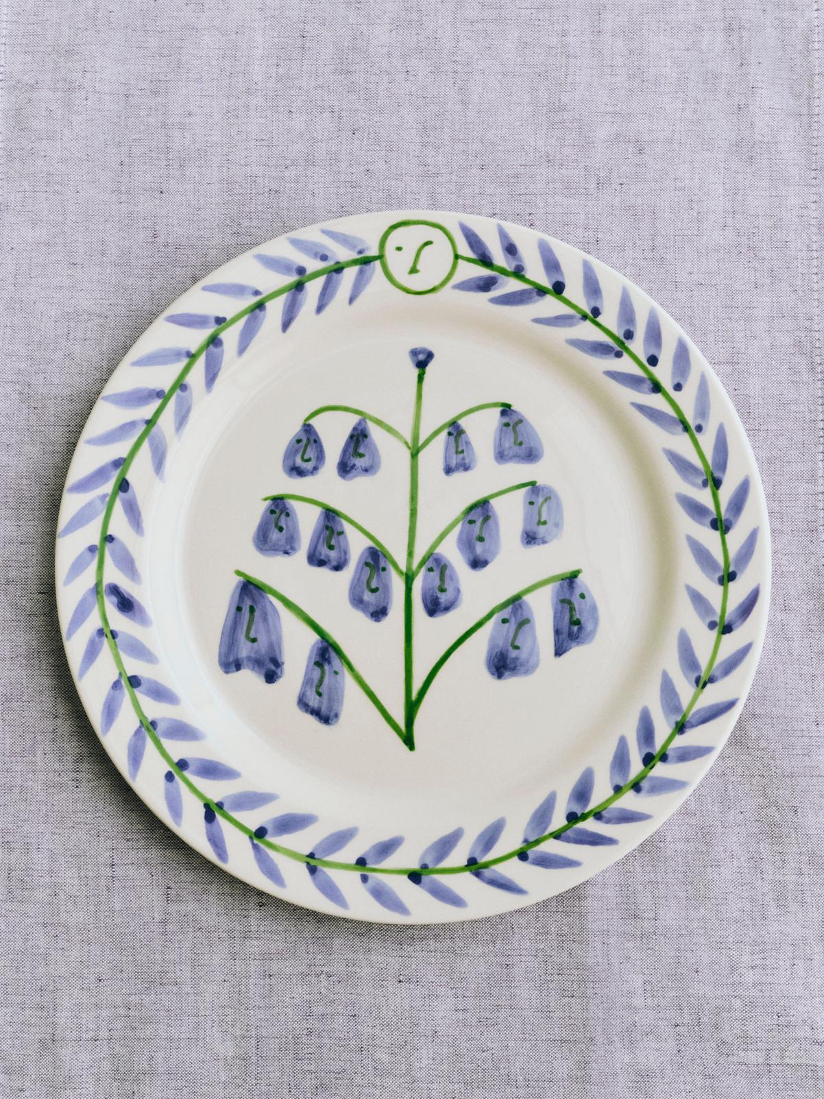 HAY La Pittura Plate Bluebells ø24cm