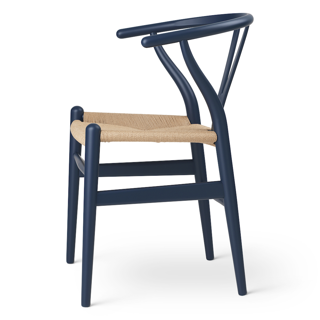 Carl Hansen CH 24 soft blue Wishbone Chair