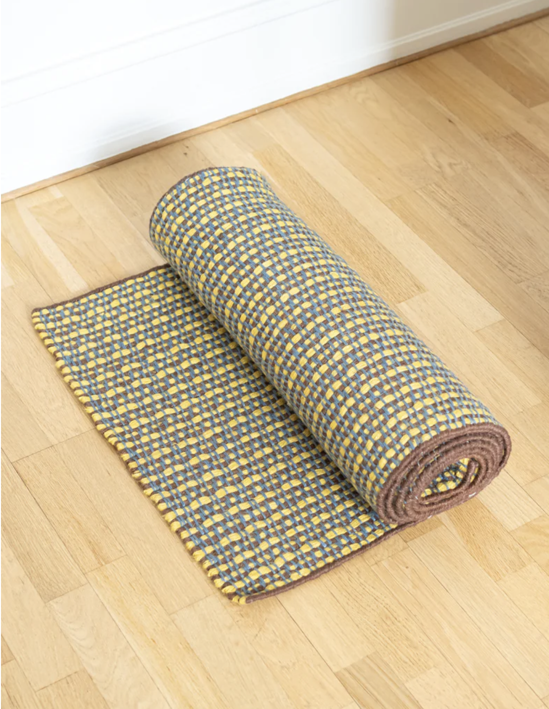 Matias Moellenbach Striped Jute Runner Mango