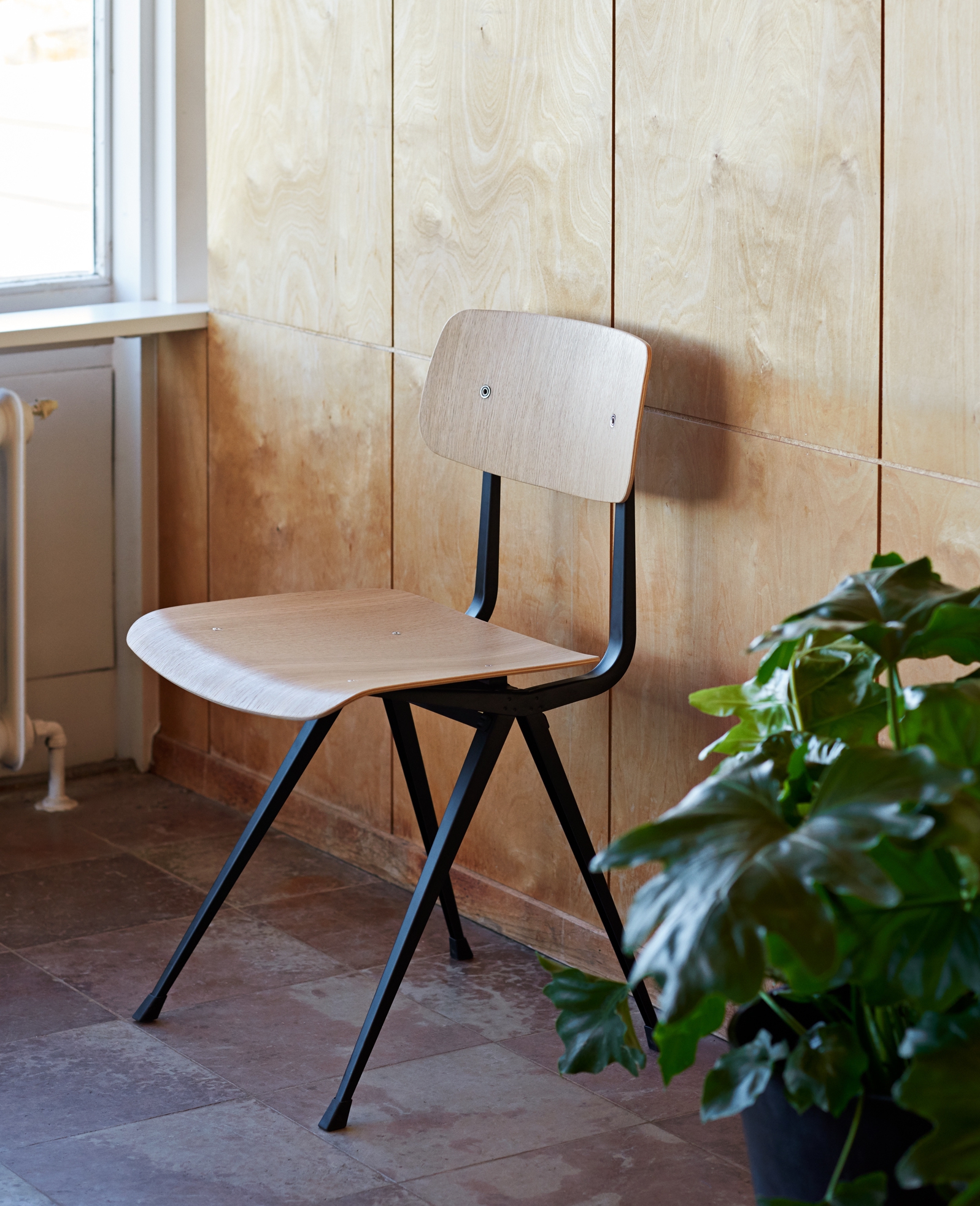 HAY Result Chair schwarz oak matt laquered