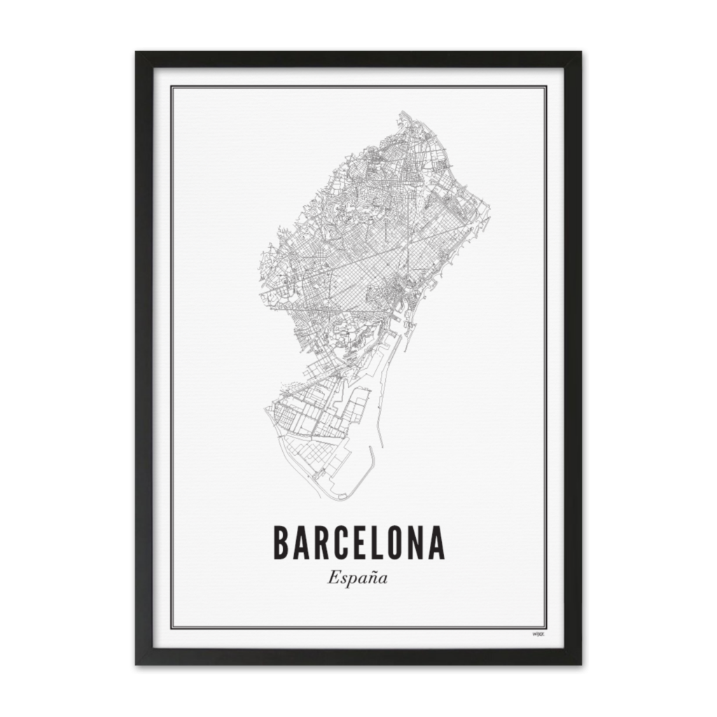 Wijck Poster Barcelona 40x50cm