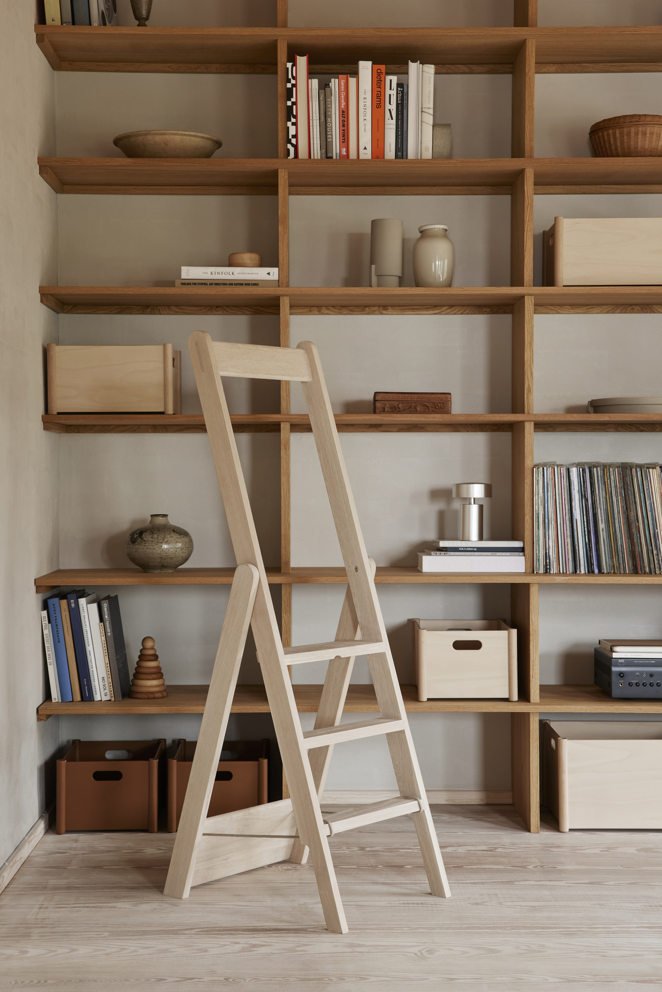 Pillar Storage Box, Medium, Beech