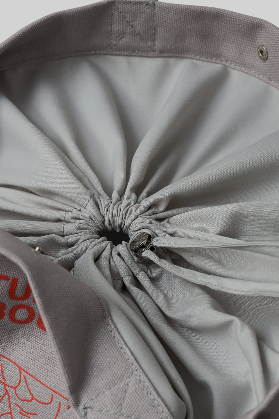 Studio About Einkaufstasche Grau / Rot