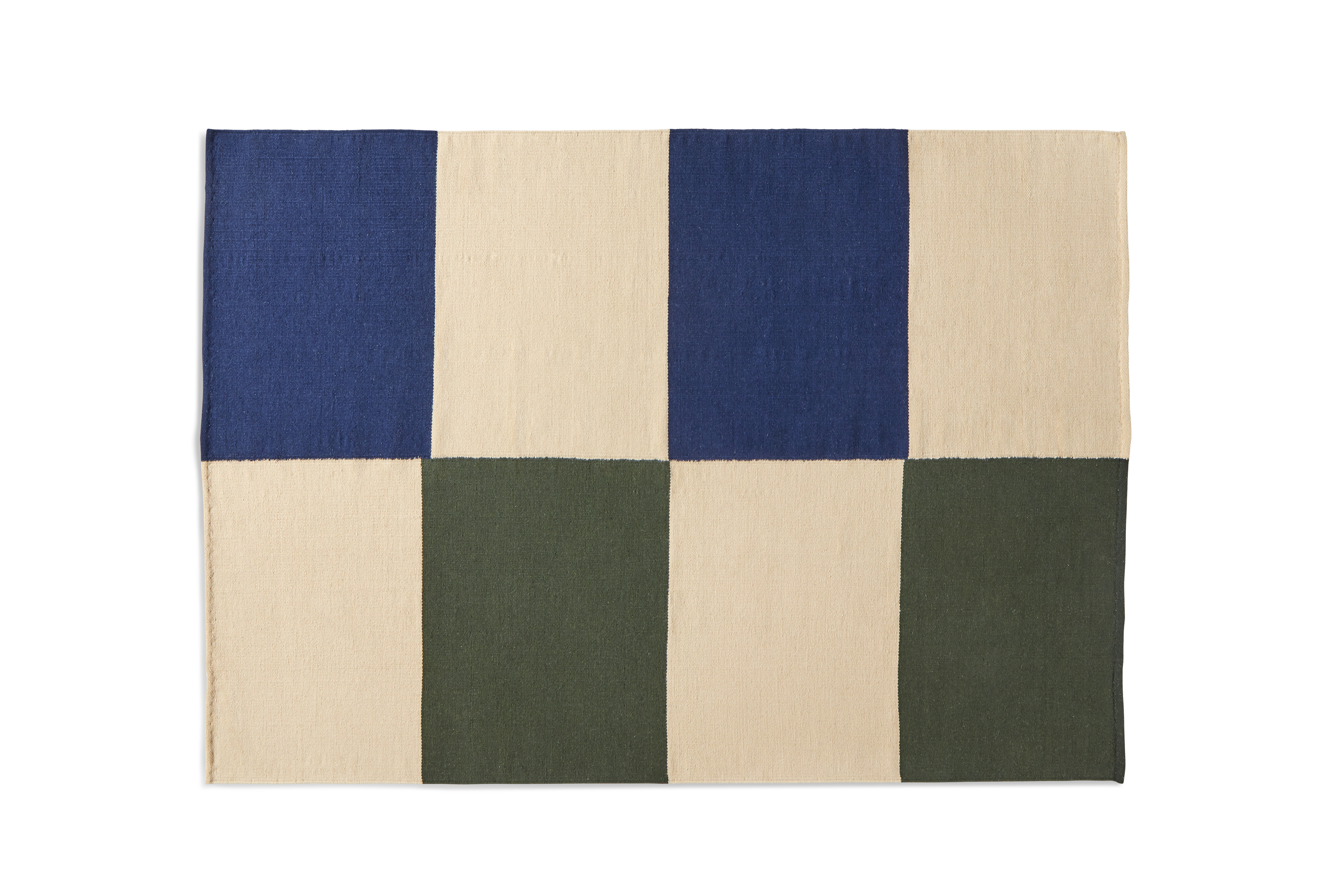 HAY Teppich Ethan Cook Flat Works | Peach Green Check
