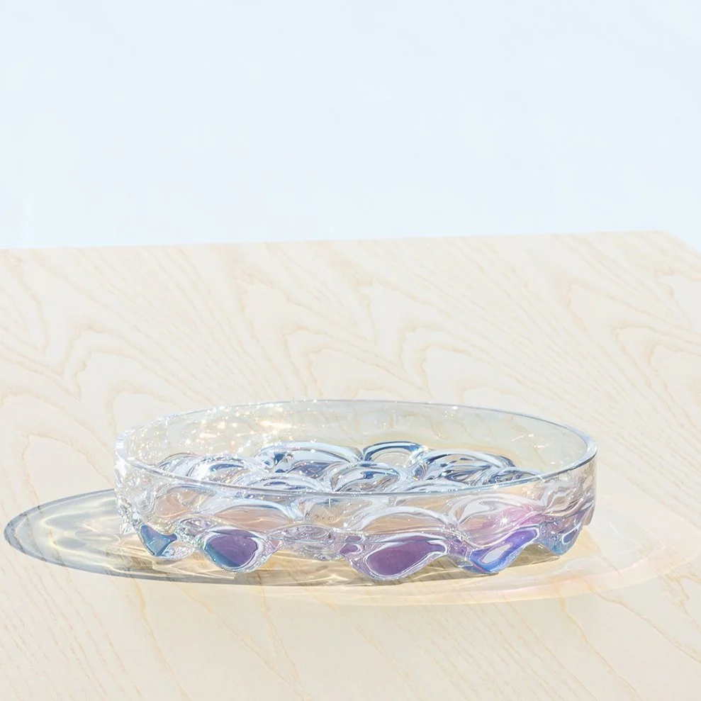 Matias Moellenbach blister bowl iridescent