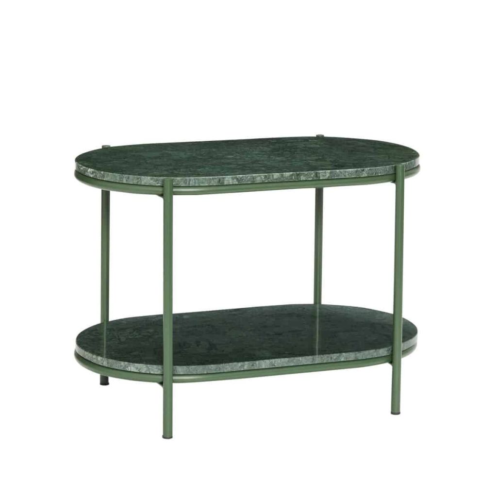 Hübsch Interior Tisch Marmor grün Hübsch Interior Tisch Marmor grün