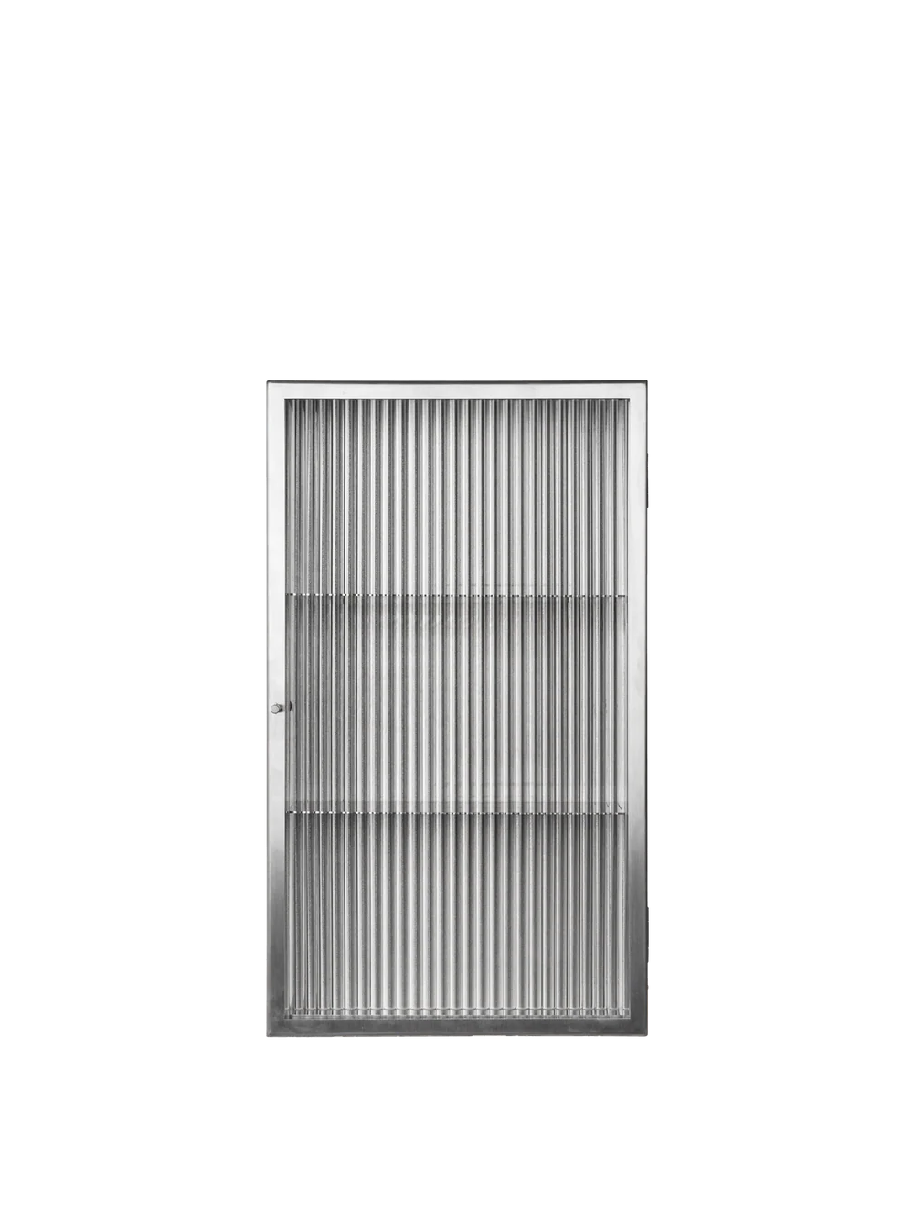 ferm living Wandschrank Haze gebürsteter Edelstahl