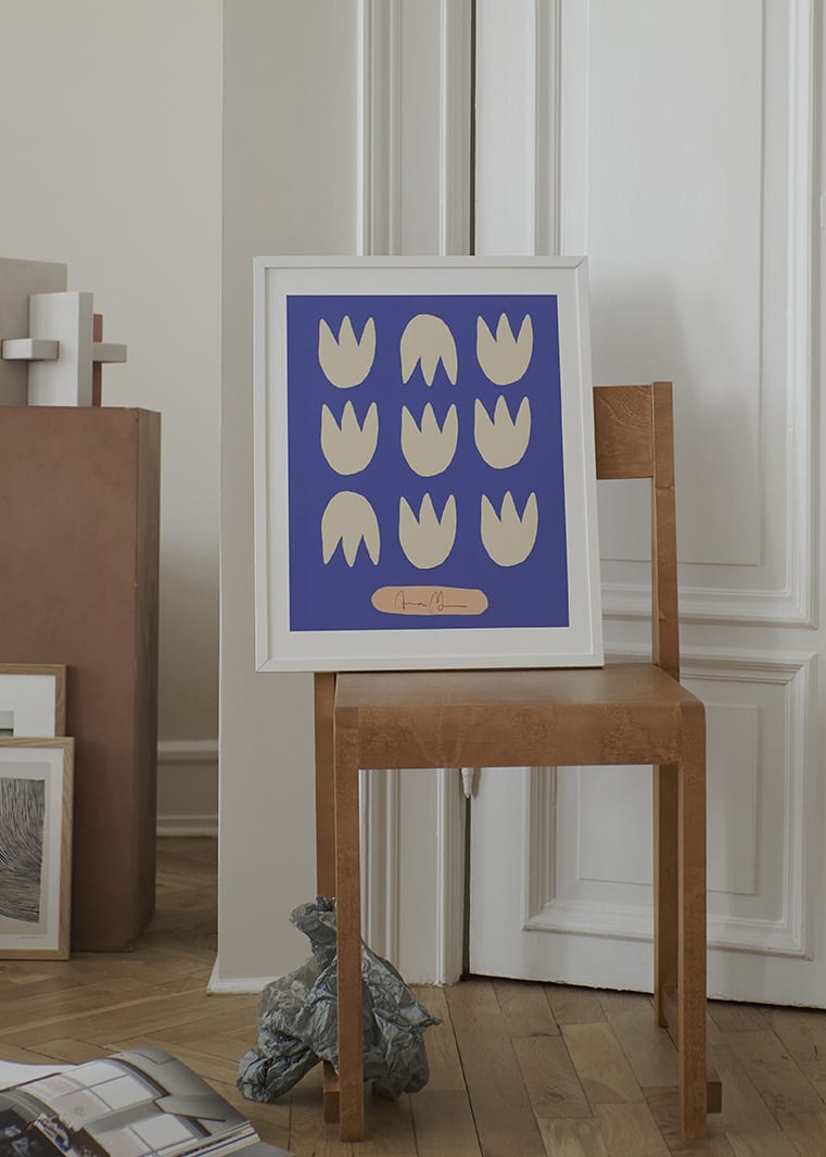 The Poster Club Anna Börner Blue Tulips 