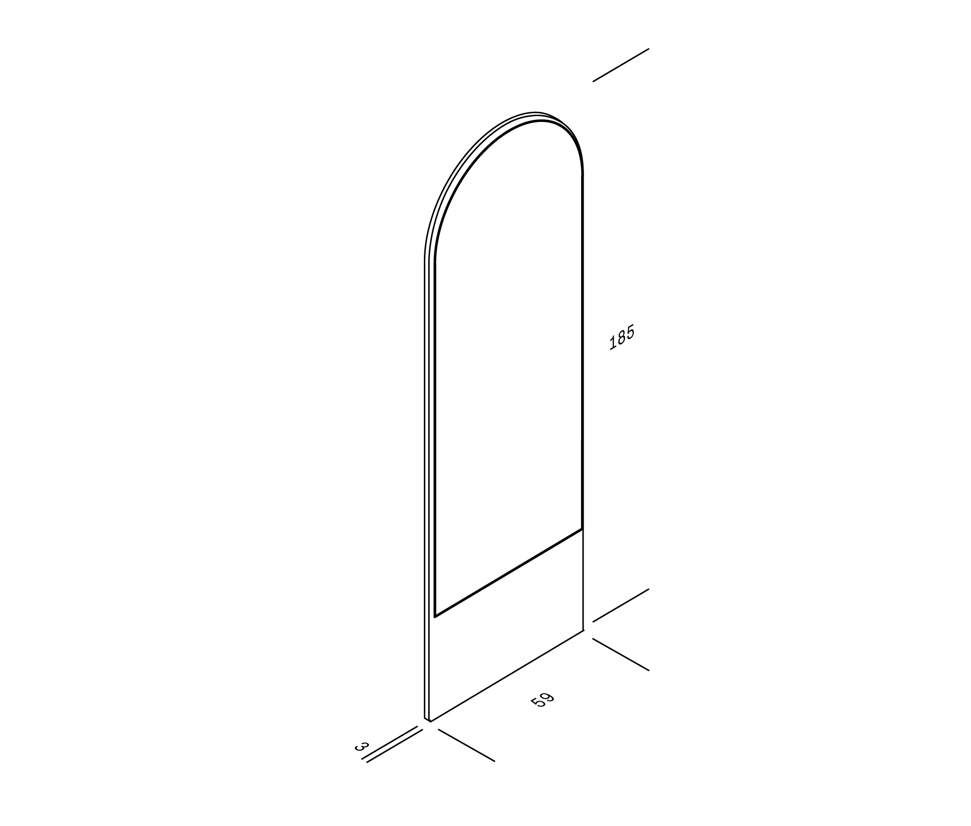 Objekte unserer Tage Spiegel Friedrich soft pink