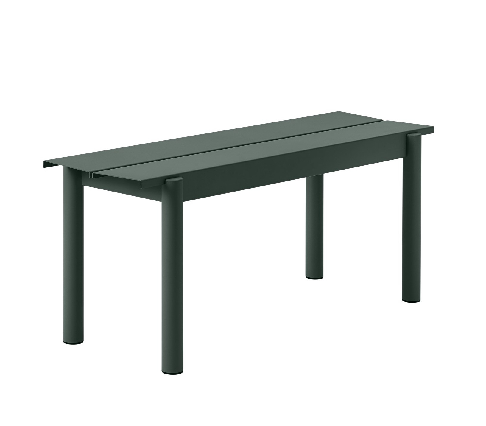 Muuto Linear Steel Bench grün 110cm