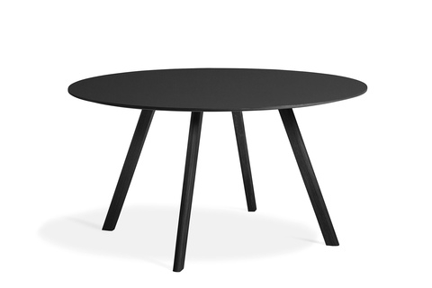 HAY Tisch CPH 25 Linoleum schwarz / Eich schwarz 
