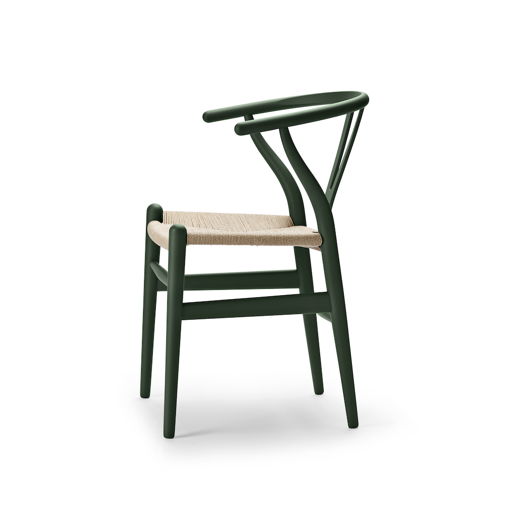 Carl Hansen CH 24 soft green Wishbone Chair