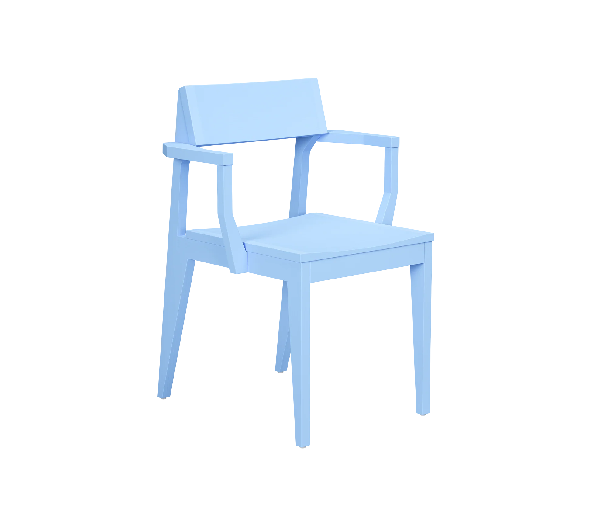 Objekte unserer Tage Schulz Armlehnenstuhl blau 