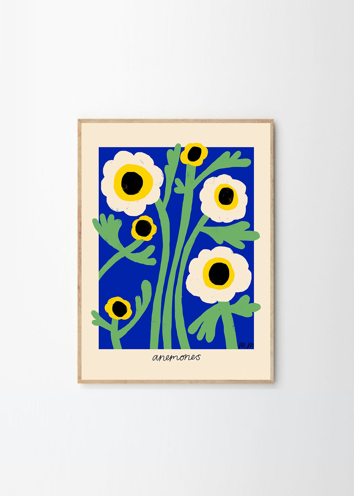 The Poster Club Madlen Möllard Yellow Anemones