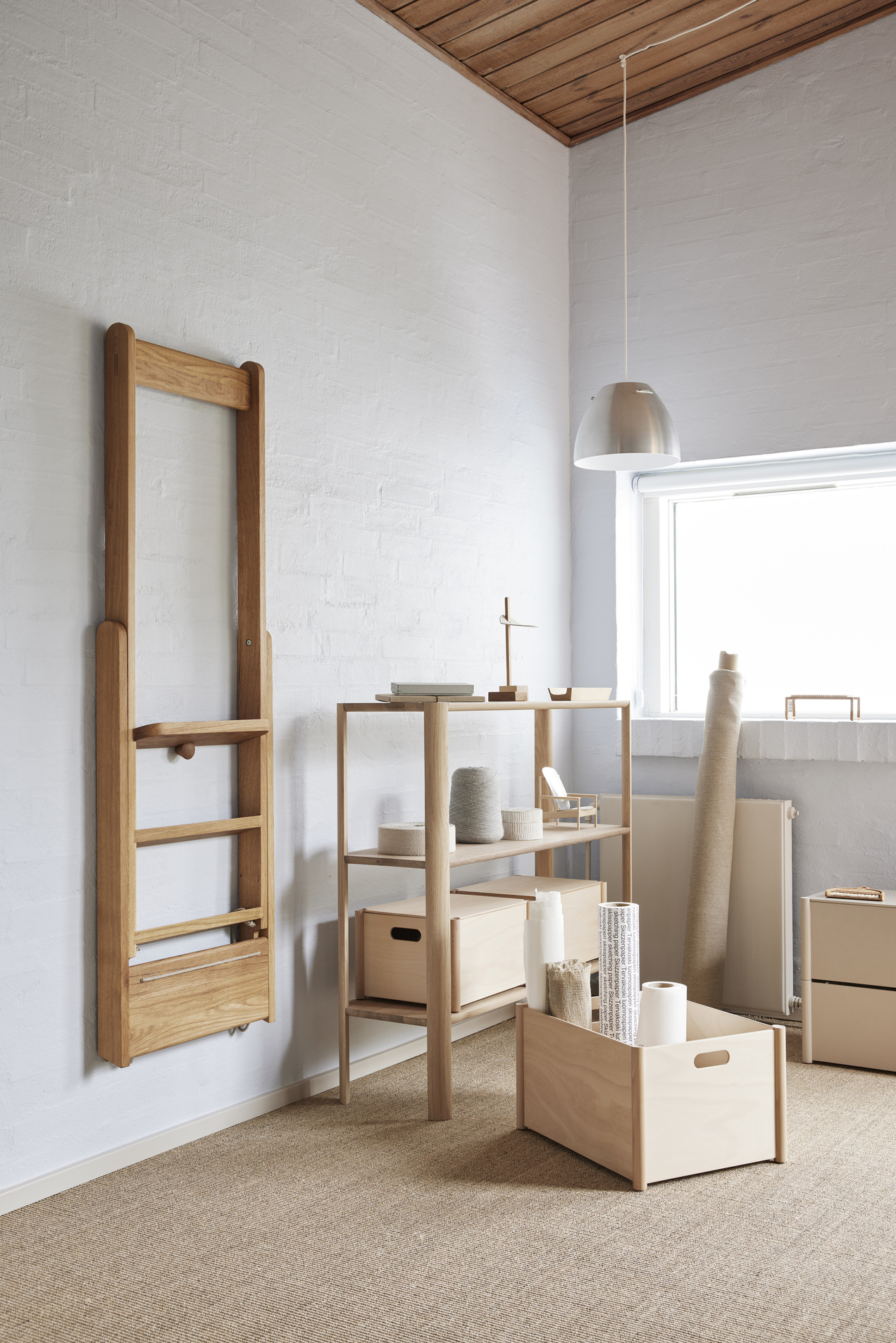 Pillar Storage Box, Medium, Beech