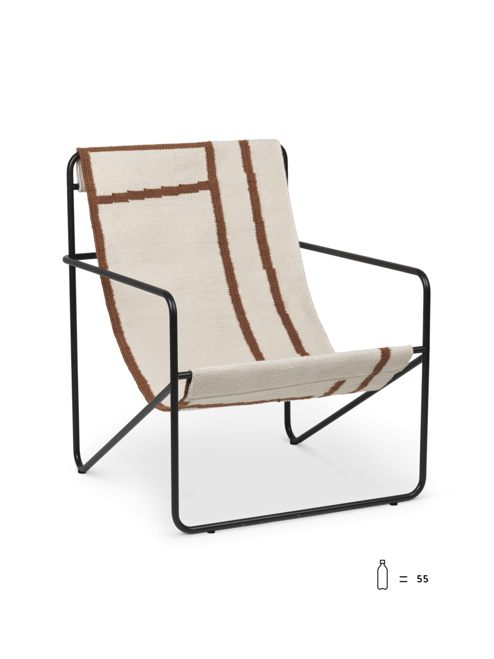 ferm living Desert Chair Black Shape