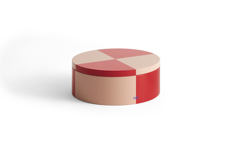 HAY Tin Container round softlink/ red