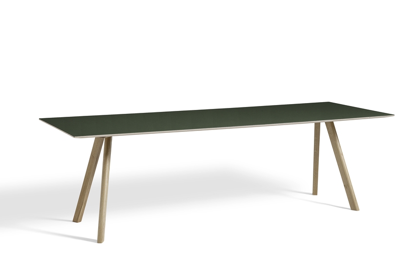 HAY Tisch CPH 30 Linoleum grün/ Eiche 250cm