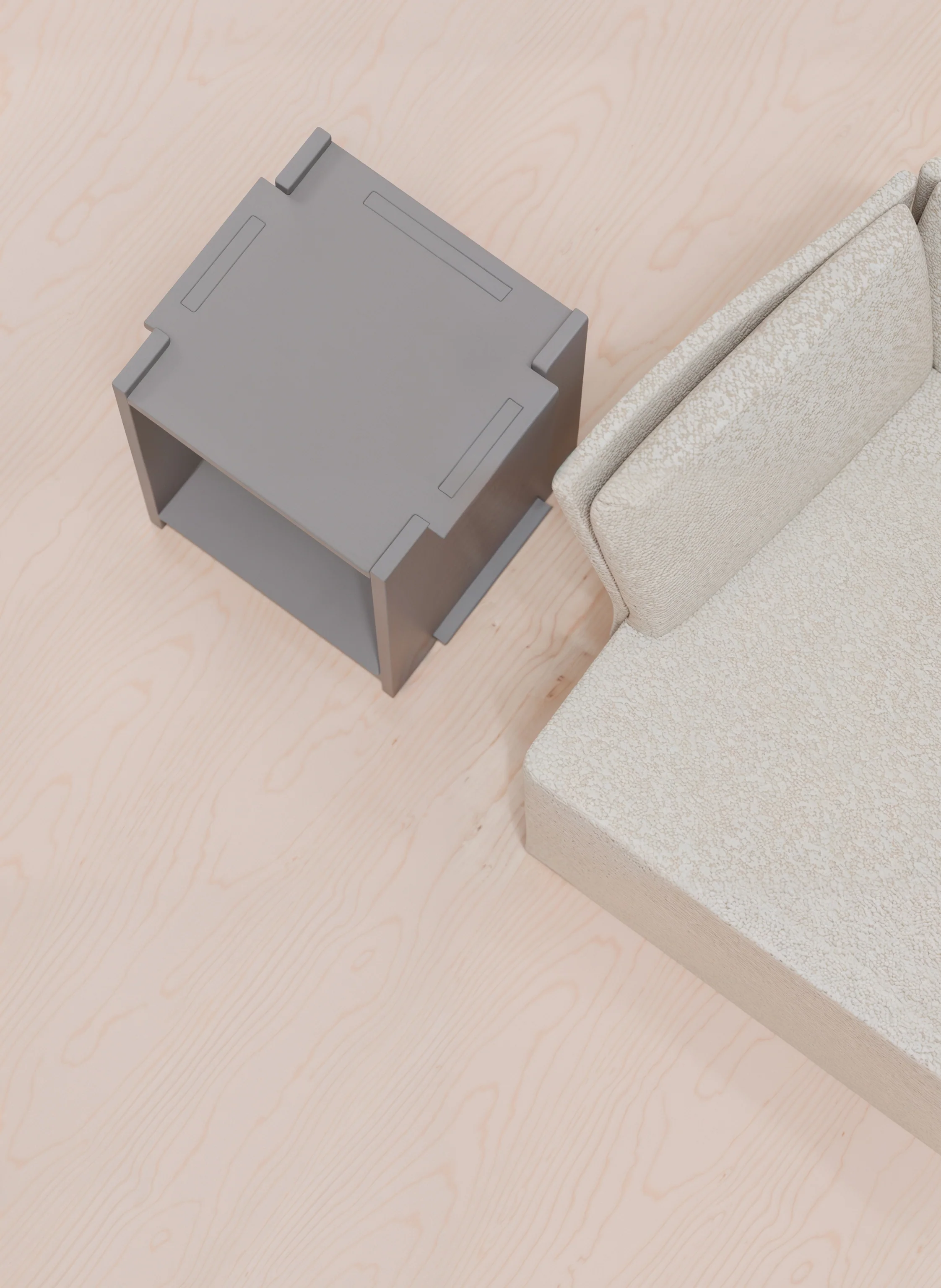 Matias Moellenbach Assembly Sidetable grey
