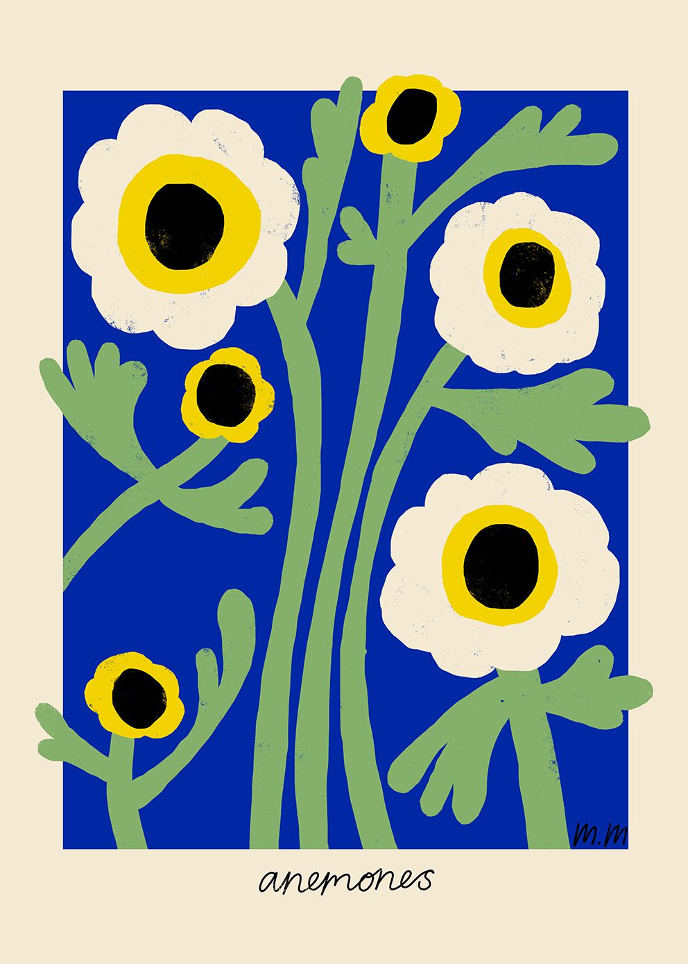 The Poster Club Madlen Möllard Yellow Anemones