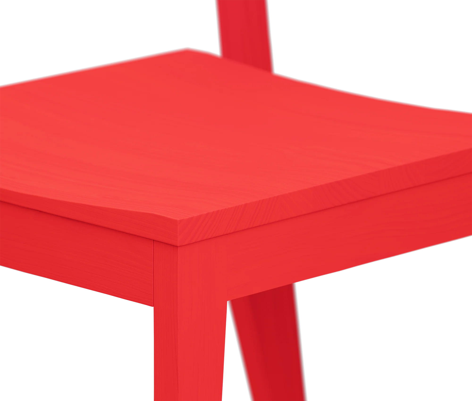 Objekte unserer Tage Schulz Stuhl Leuchtrot