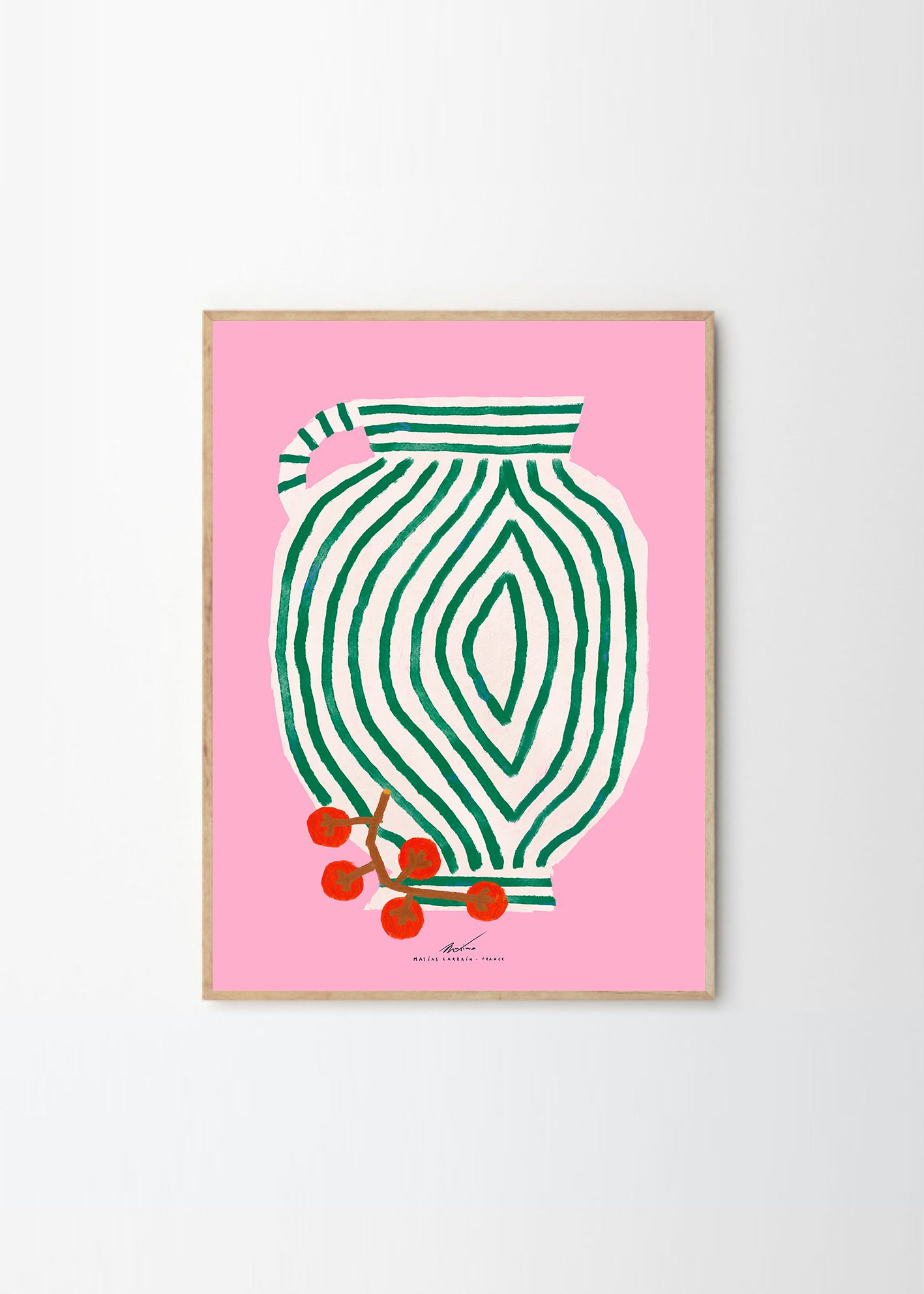 The Poster Club - Matias Larrain Vase and Currants