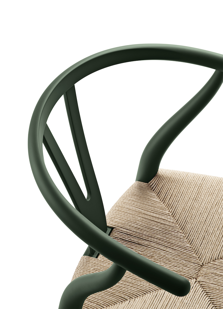 Carl Hansen CH 24 soft green Wishbone Chair
