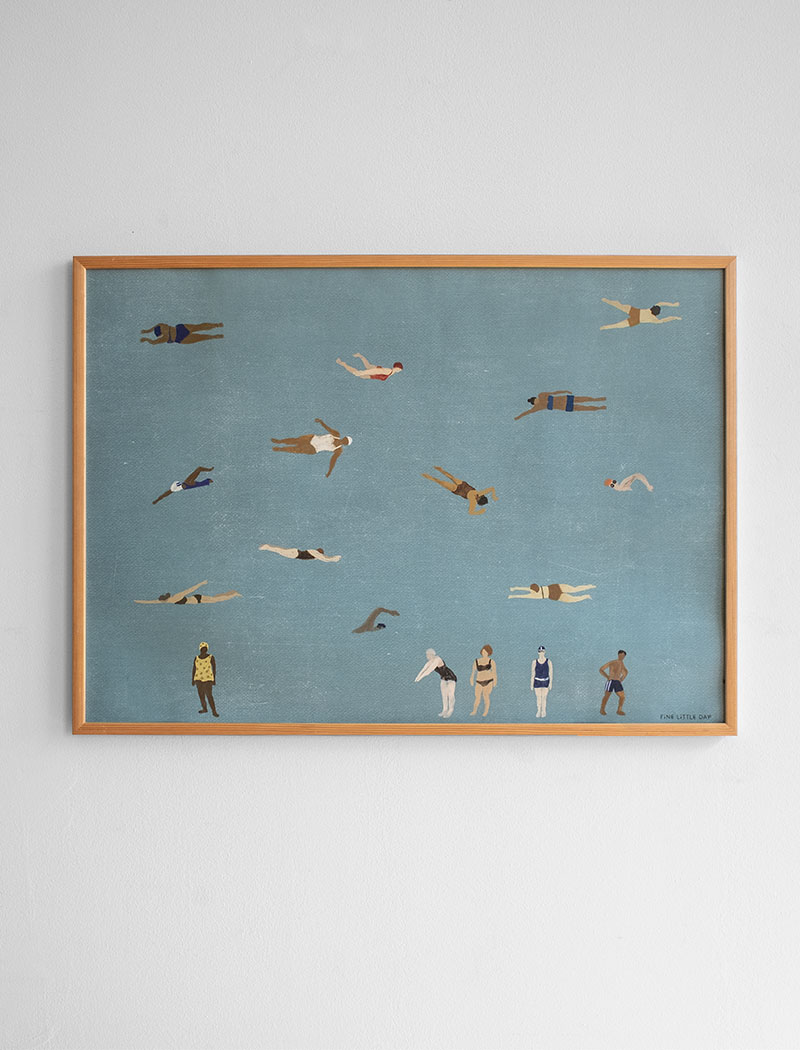 fine little day Poster Swimmers 