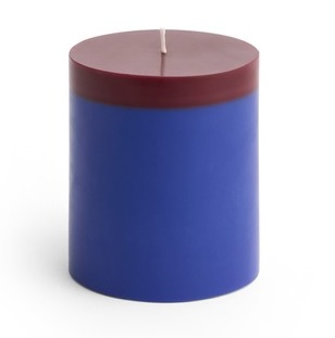 HAY Silo Kerze medium royal blue / Bordeaux