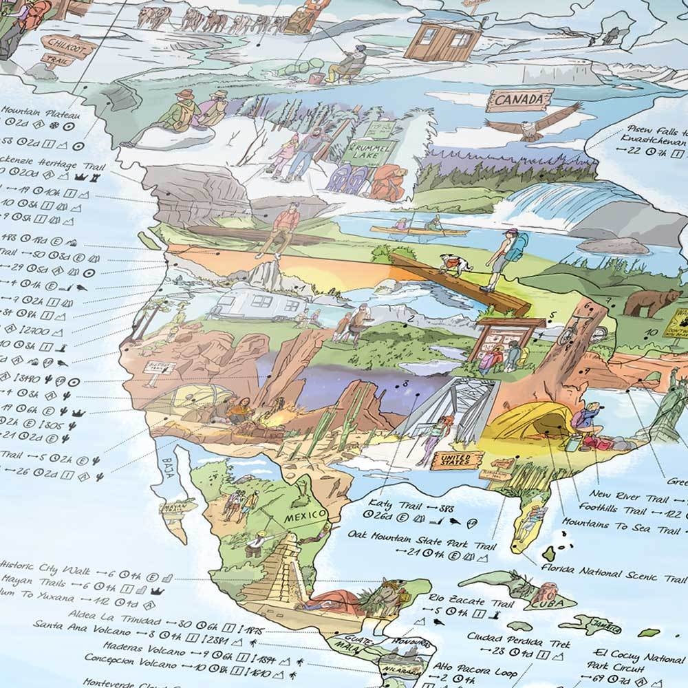 Awesome Maps Wander Weltkarte Awesome Maps Wander Weltkarte