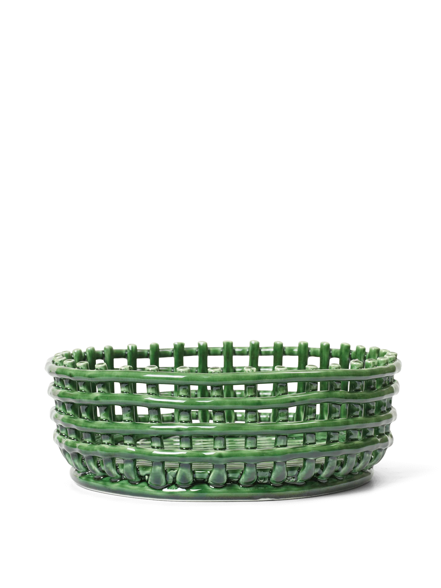 ferm living Ceramic Centerpiece Emerald Green