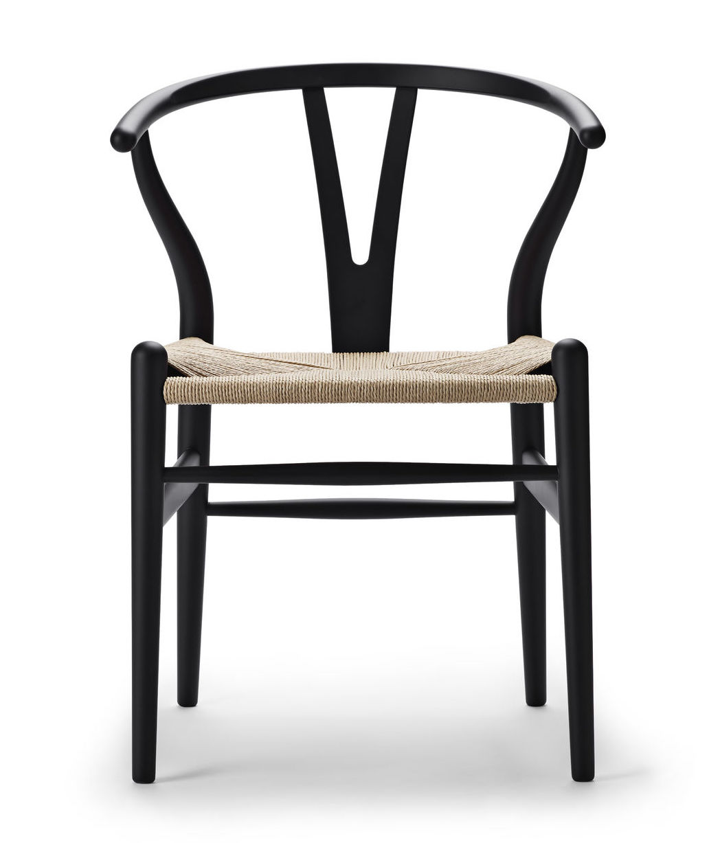 Carl Hansen CH 24 soft black Wishbone Chair
