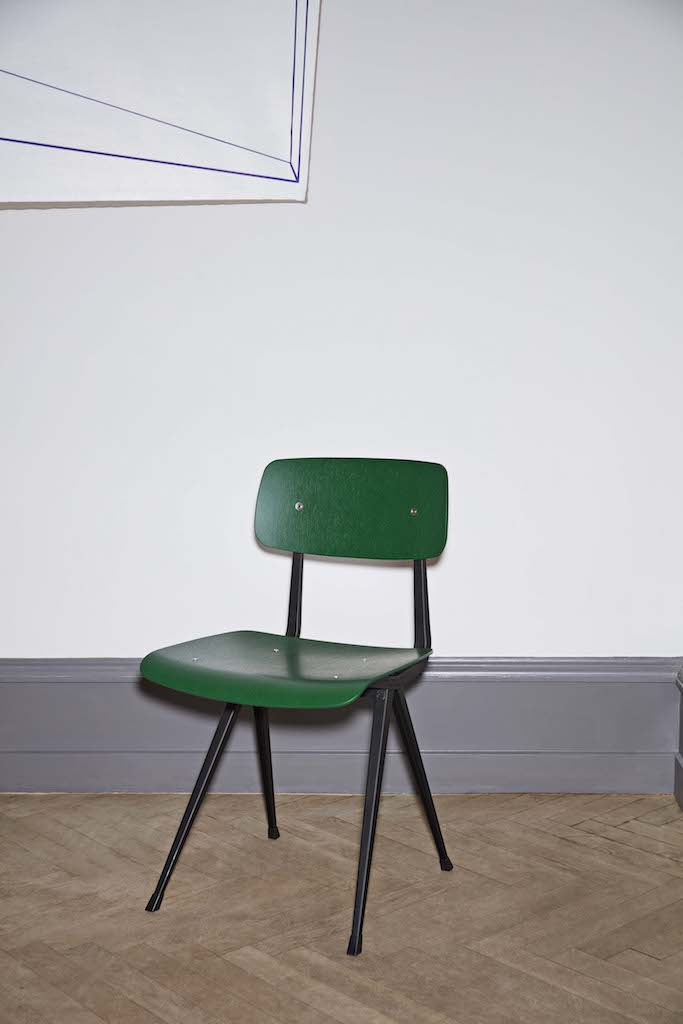 HAY Result Chair black Base / Forest Green