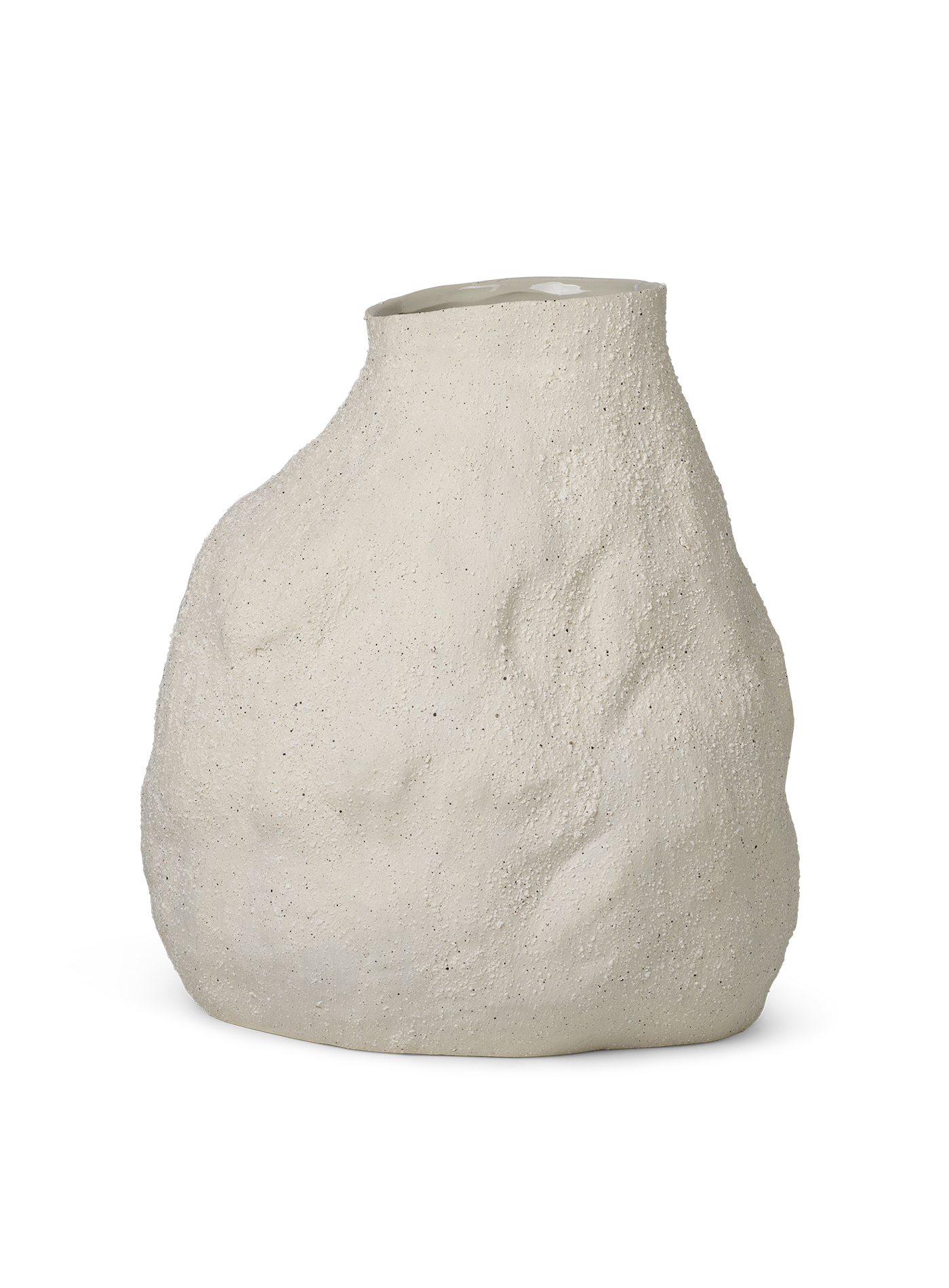 ferm living Vulca Vase stone large