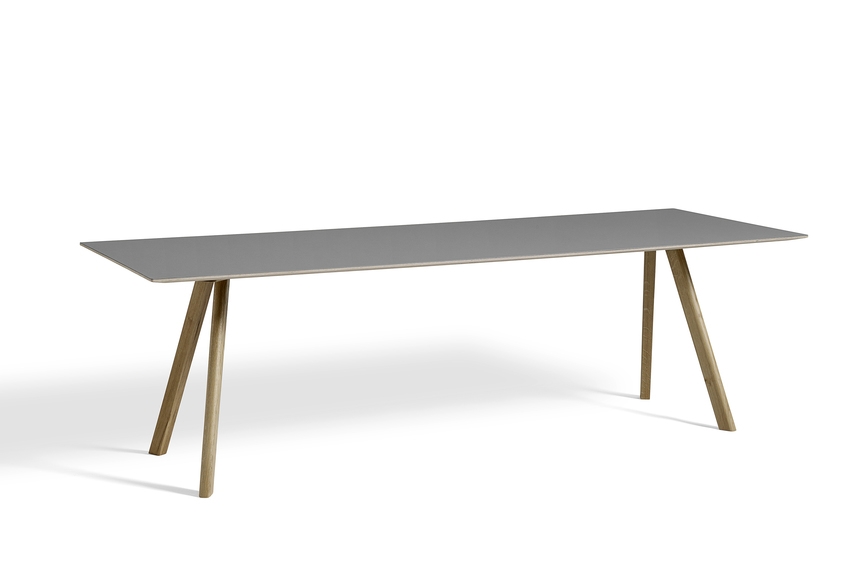 HAY Tisch CPH 30 Linoleum grau / Eiche 250cm