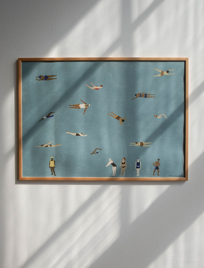 fine little day Poster Swimmers