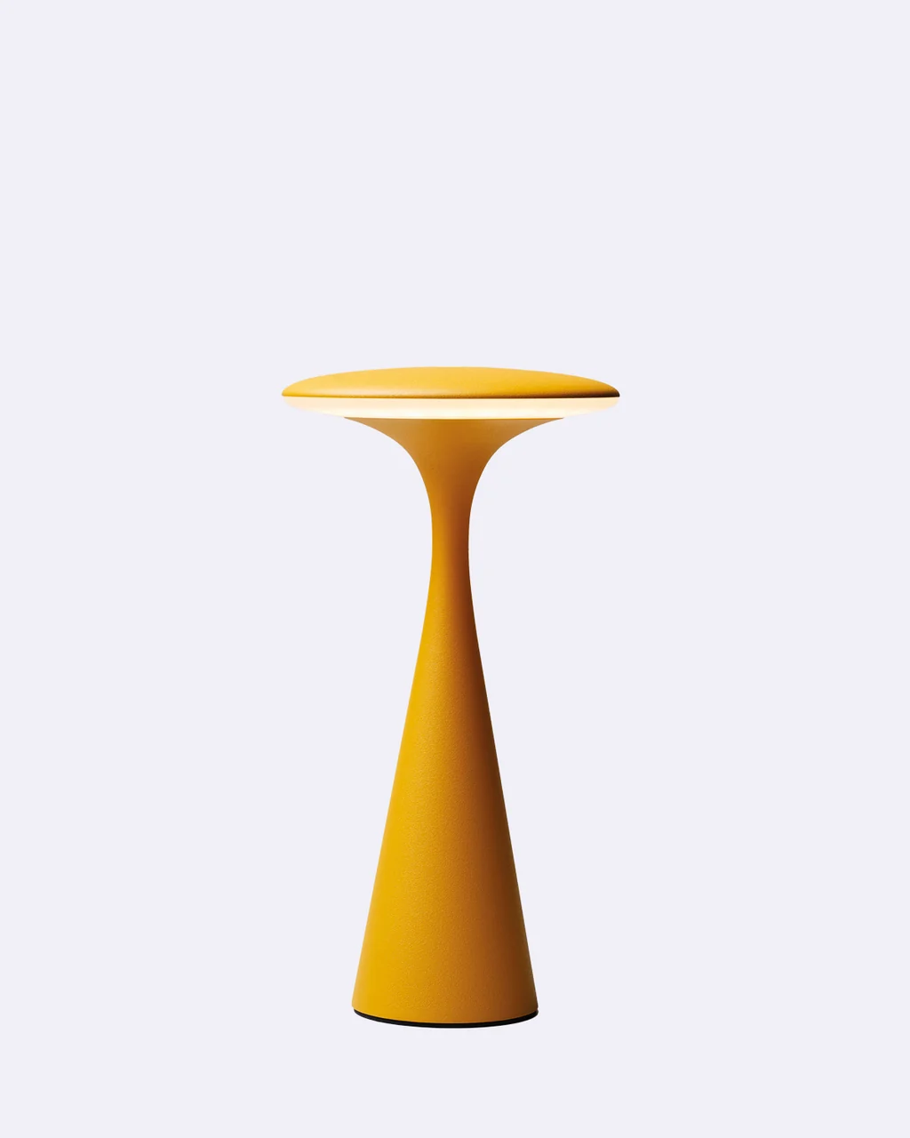 Ufo Tischleuchte gelb