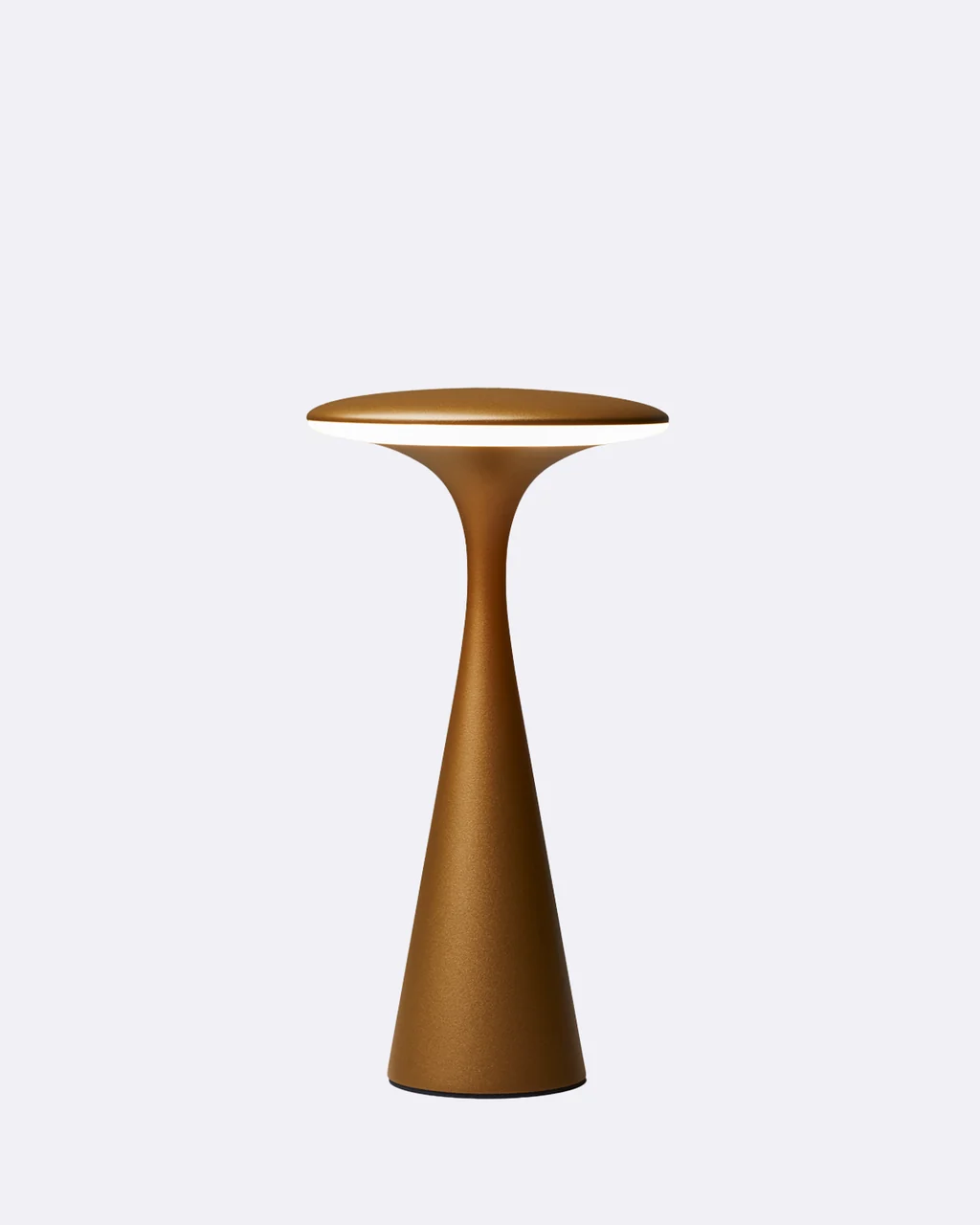Ufo Tischleuchte brushed gold