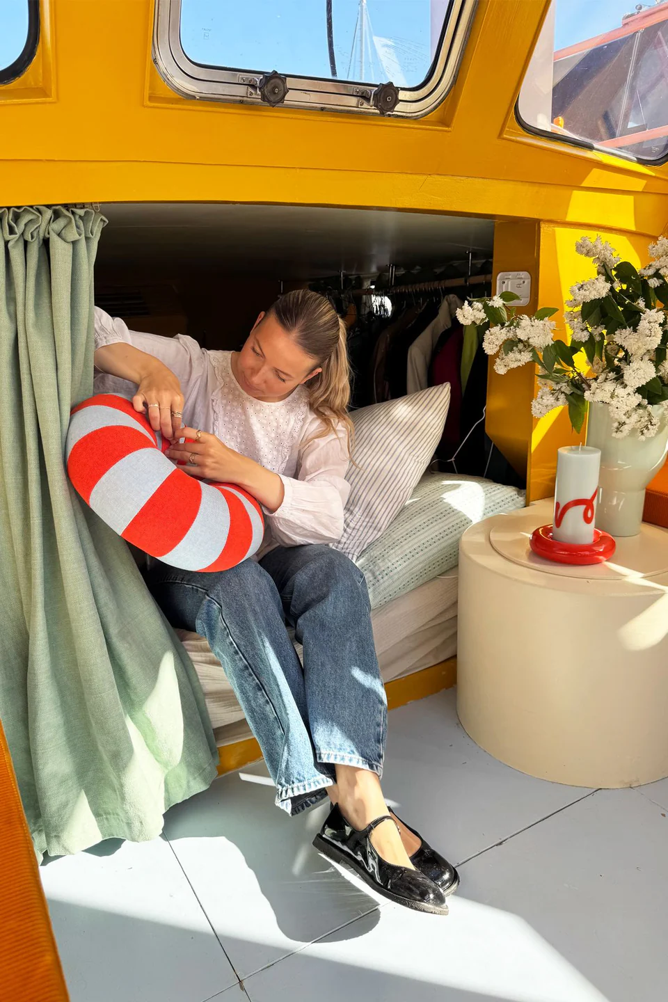 Studio About Kerzenständer Bob groß rot